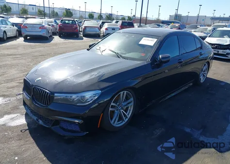 2017 BMW 740I from USA, damaged, VIN WBA7E2C51HG739820